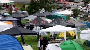 Symbolisch: Der Camping-Platz beim populären Electric Love Festival (Bild: Andreas Tröster)