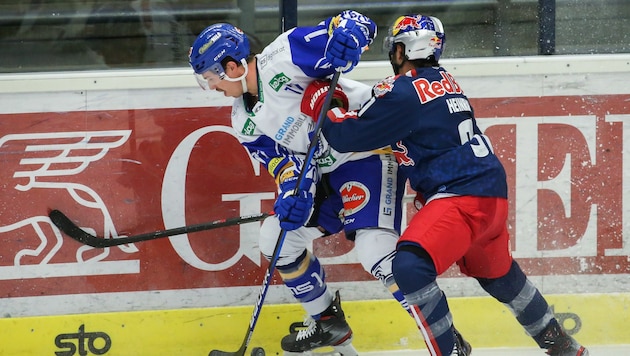 Scott Kosmachuk (li.) spielte beim VSV und wird die Eisbullen verstärken. (Bild: GEPA pictures)