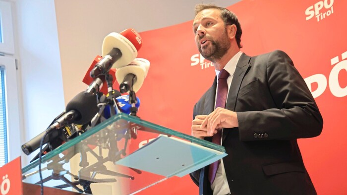 Dornauer trat am Mittwoch erstmals vor die Presse.