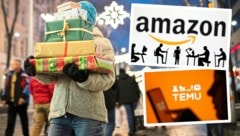 Immer mehr Wiener shoppen nur noch online. Die Pandemie hat diese Entwicklung zusätzlich befeuert. (Bild: Krone KREATIV/Georg Hochmuth, Reuters/Davo Ruvic,)