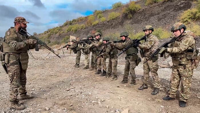 Russische Soldaten im Einsatz
