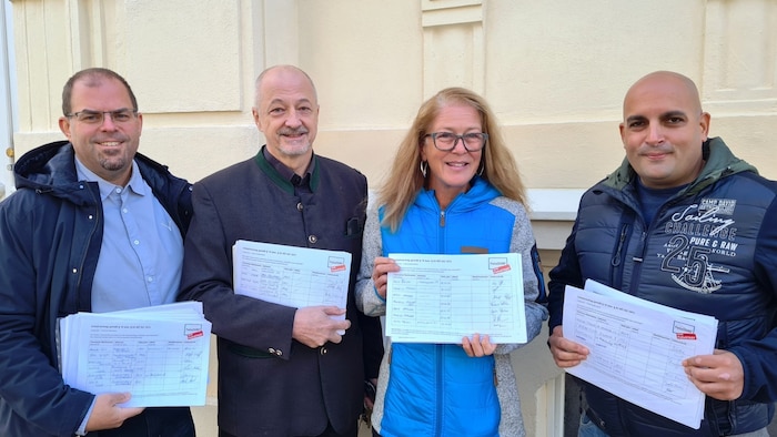 Alexander Smuk (ÖVP), Herbert Richter (ÖVP), Anita Brauner und Michael Strnad (FPÖ) haben die ...