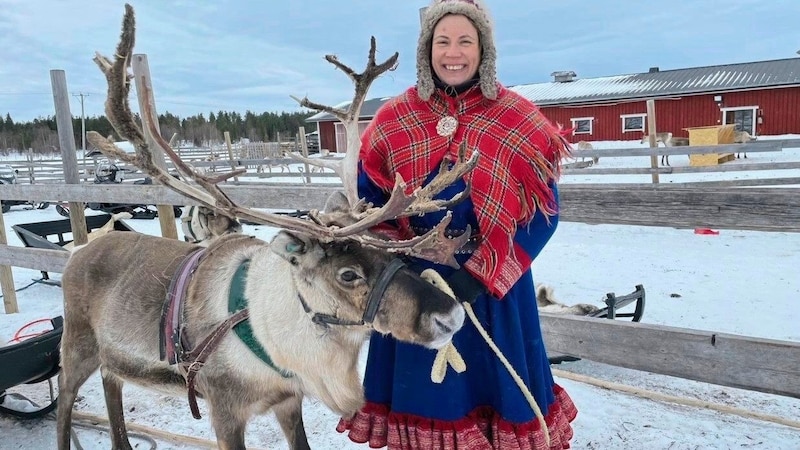 Nur das indigene Volk der Samen darf im hohen Norden Lapplands Rentiere züchten. (Bild: Gregor Brandl )