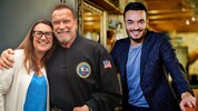 Der Lieblingsitaliener unserer deutschen Nachbarn, Giovanni Zarrella, bei Schwarzenegger und ...