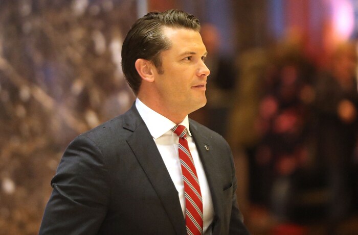 Hegseth has no political experience and is to become head of the Pentagon.