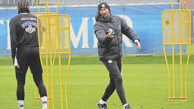 Ilzer will lead training for the last time on Thursday. (Bild: Pail Sepp/Sepp Pail)