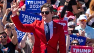 Trumps Wunsch-Finanzminister Matt Gaetz (Bild: AFP/SUZANNE CORDEIRO)