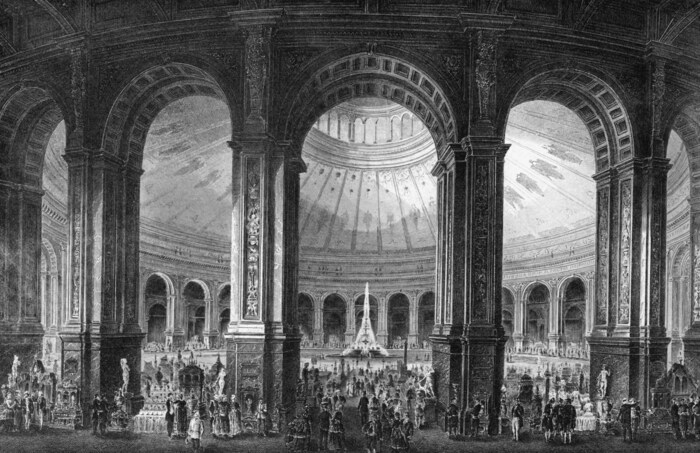 In der prächtigen Innenhalle der Rotunde