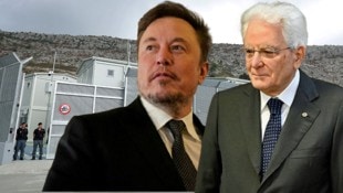 Italiens Präsident Sergio Mattarella hat auf die wiederholte Kritik von Tech-Milliardär Elon Musk an der Migrationspolitik des Mittelmeerlandes reagiert. (Bild: Krone KREATIV/AFP/EVARISTO SA, AFP/Stefani Reynolds, AFP/Adnan Beci)