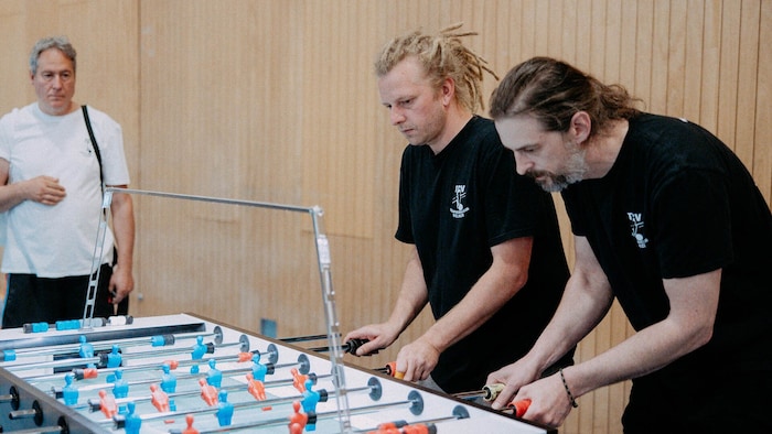 Rainer Ropac (left) and Stefan Wachtel are Villach's figureheads.