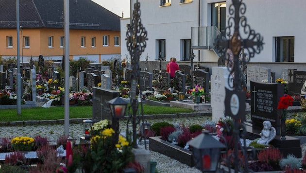 The alleged double murderer Roland Drexler was buried with his family (Bild: Pressefoto Scharinger © Daniel Scharinger)