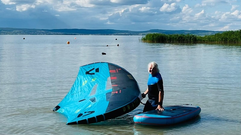 Thomas Humer loves the lake and water sports. (Bild: hafen2.at)