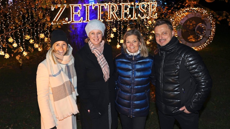 Ex-Skirennläuferin Michaela Kirchgasser, Landesrätin Barbara Eibinger-Miedl (ÖVP) und das Ivents-Team (v. l.) waren vor Ort. (Bild: Jauschowetz Christian)