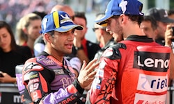 Jorge Martin (l.) und Pecco Bagnaia (r.) machen sich am Wochenende die Weltmeisterschaft aus.