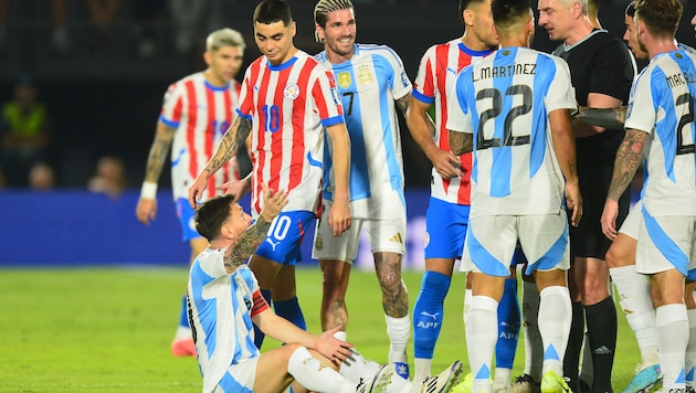 Argentinien beschwert sich beim Schiedsrichter. (Bild: AFP or licensors)