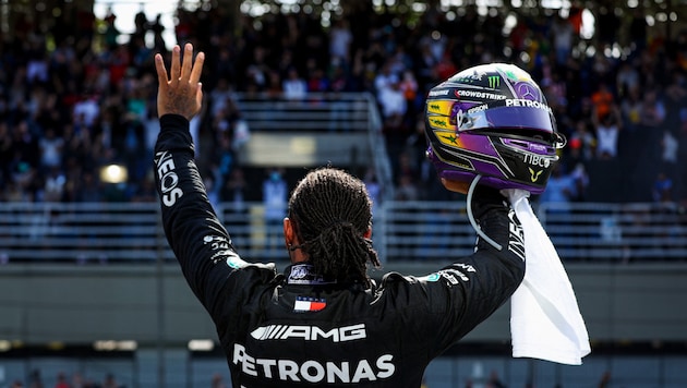 Lewis Hamilton contests his last race for Mercedes in Abu Dhabi. (Bild: AFP/APA/POOL/Antonin Vincent)