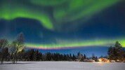 Levi liegt 135 Kilometer nördlich des Polarkreises – dafür wird man mit spektakulären ...