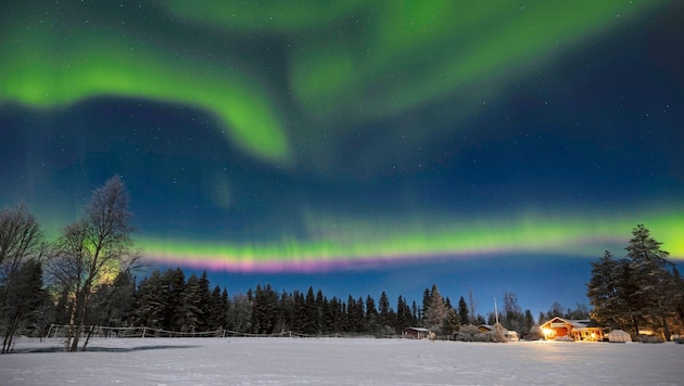 Levi is located 135 kilometers north of the Arctic Circle - but you are spoiled with spectacular natural spectacles. (Bild: GEPA/GEPA pictures)