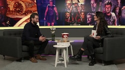 „Krone“ Kino- und Streaming-Experte Kálmán Gergely im Talk mit krone.tv-Moderatorin Annie Müller Martínez. (Bild: krone.tv)