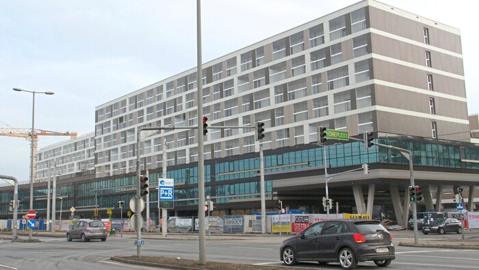 Hier im Grazer Brauquartier befindet sich der Stein des Anstoßes, ein privat angemieteter Parkplatz.