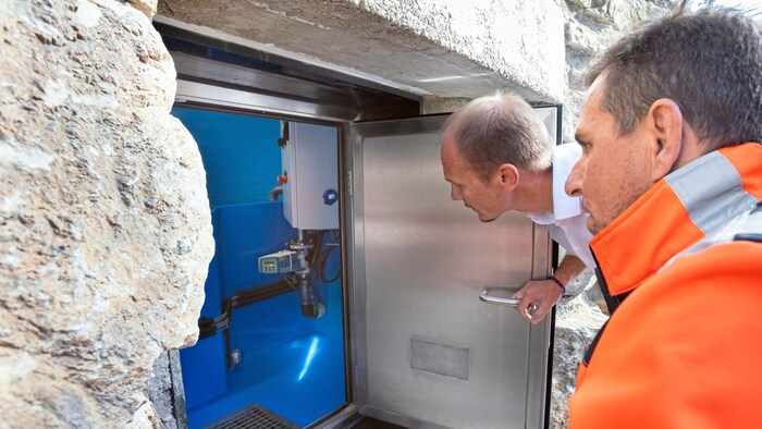 The new system offers easier access for maintenance and measurement.