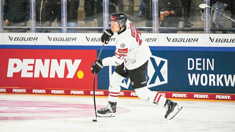 Huber war beim Deutschland-Cup der einzige Steirer im ÖEHV-Team. (Bild: GEPA/GEPA pictures)