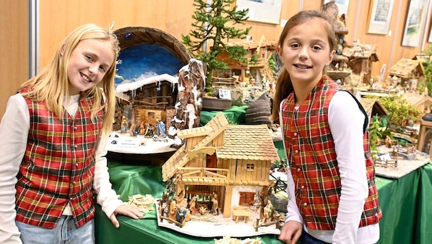 Auch die Krippenfreunde sind bei der Brauchtumsmesse vertreten. (Bild: Evelyn Hronek/EVELYN HRONEK)