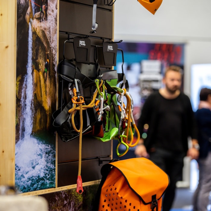 Das Thema „Klettern“ nimmt auf der Alpinmesse einen großen Stellenwert ein.