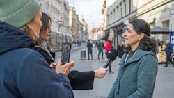 Sandra Krautwaschl im Interview mit der „Krone“ (Bild: Juergen Fuchs)