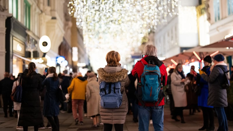 Am Kohlmarkt (Bild: APA/Georg Hochmuth)