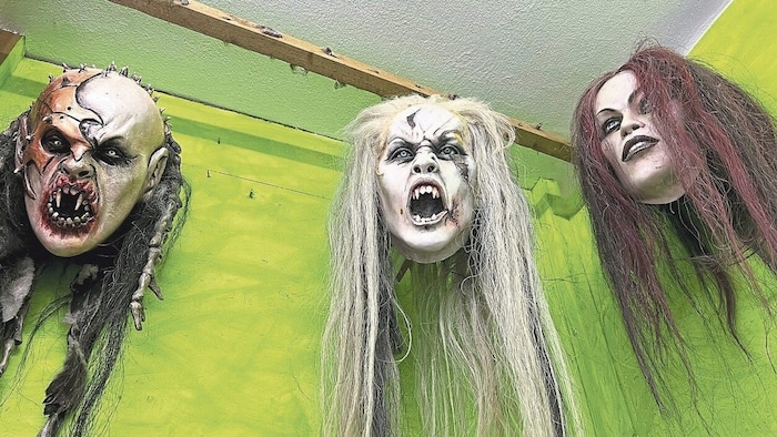 In addition to Krampus heads, disembodied witches also ensure a "pleasant" working atmosphere in ...