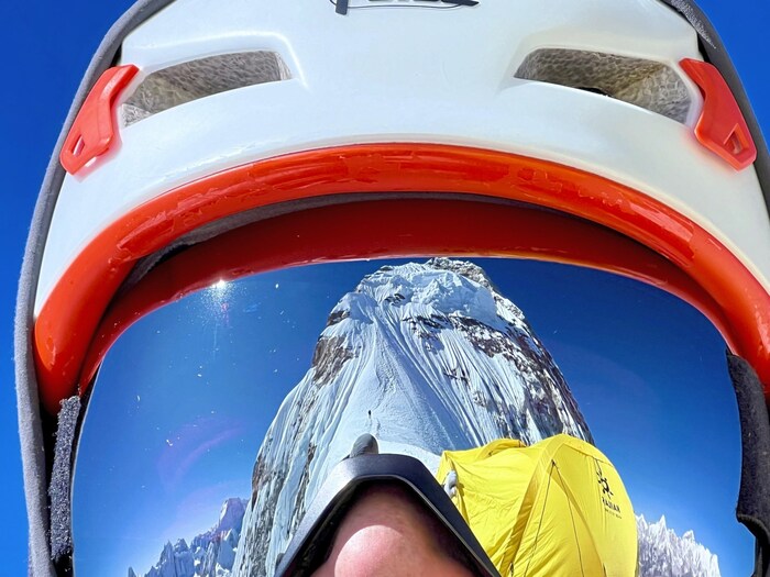 Die Ama Dablam fest im Visier.