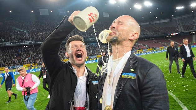 Andreas Schicker and Christian Ilzer now want to celebrate success in Hoffenheim. (Bild: Pail Sepp/Sepp Pail)