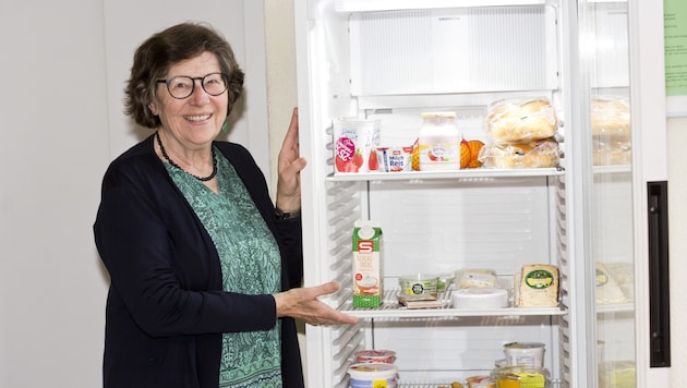 Der „offene Kühlschrank“ ist ein Umwelt- und zugleich auch ein Sozialprojekt.  (Bild: Mathis Fotografie)