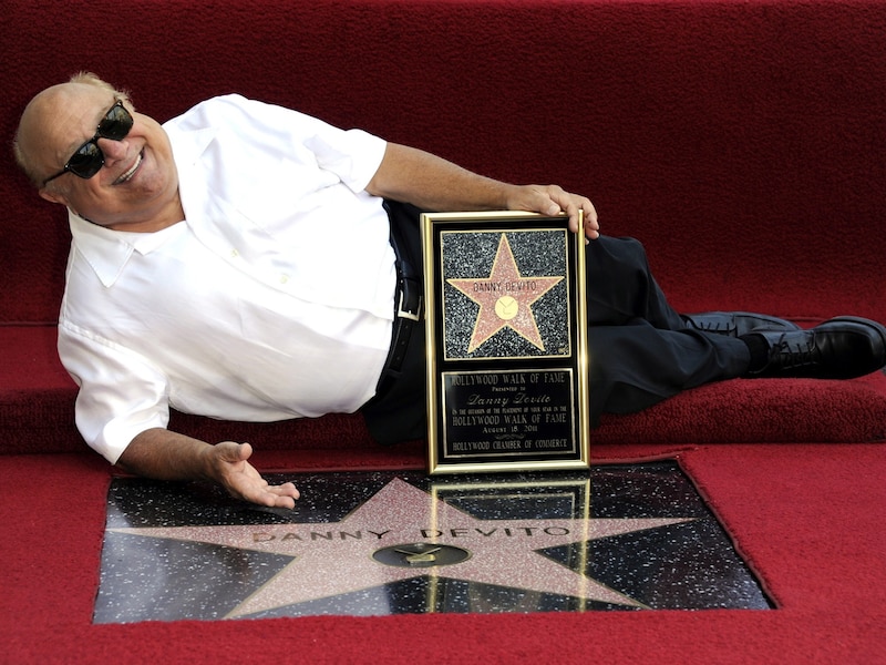 Danny DeVito received his star on the "Walk of Fame" in 2014 (Bild: APA/EPA/PAUL BUCK/dpa )