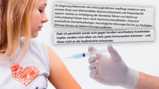 Die Postings gegen das Impfen, besonders gegen HPV, bringen dem Arzt aus Vöcklabruck jetzt Ärger ein (Bild: Krone KREATIV/stock.adobe.com,)