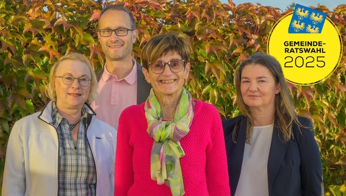 Bodenfraß-Stopp als Wahlkampfziel – Johanna Haigl, Patrick Steurer, Liselotte Krendelsberger und ...