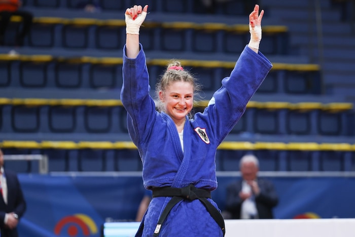 Jubelte über die nächste Goldmedaille: Elena Dengg.