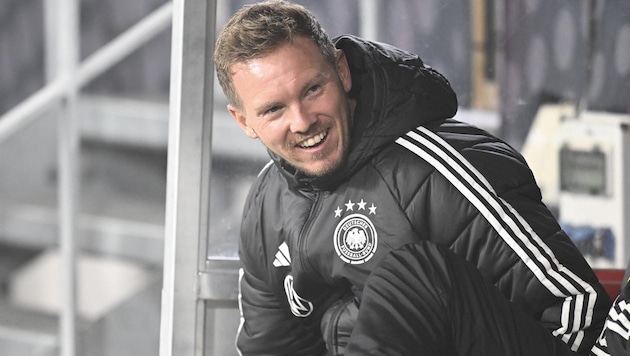 Julian Nagelsmann will remain national coach until 2028. (Bild: AFP or licensors)