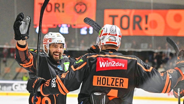 Holzer &amp; Co. celebrated their eleventh win of the season in Bruneck. (Bild: GEPA/GEPA pictures)