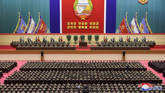 Konferenz der Kommandeure des 4. Bataillons in Pjöngjang