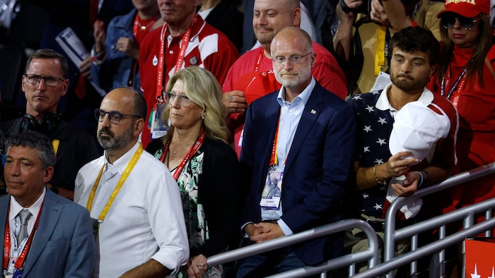 Carr at a Republican event.