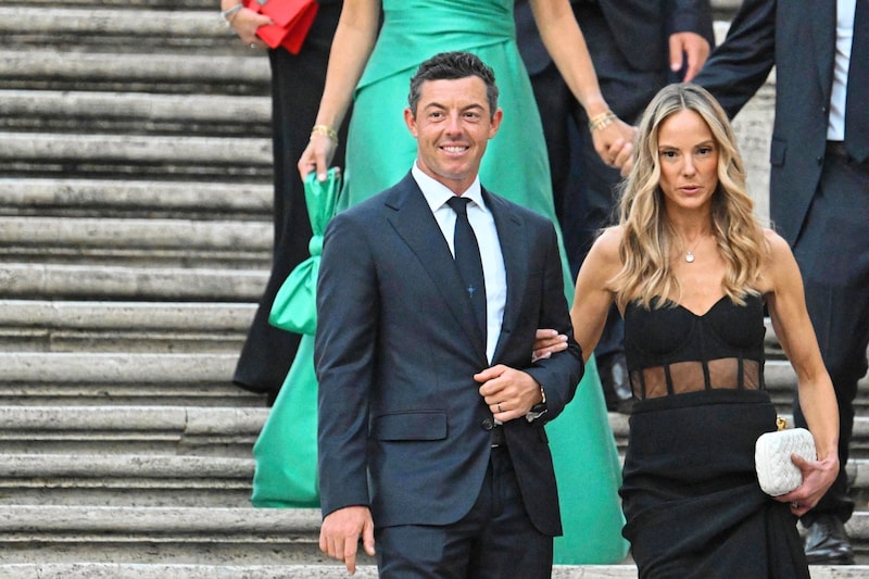 Rory McIlroy und Ehefrau Erica Stoll haben den Neuanfang geschafft. (Bild: AFP)