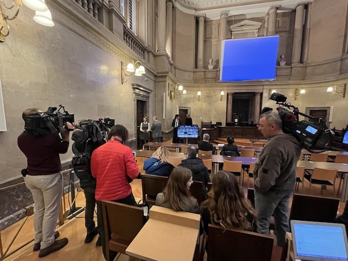 Prozessauftakt im Wiener Landesgericht am Montagvormittag.