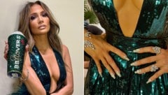 Jennifer Lopez präsentierte auf Instagram ihr opulentes Nageldesign. (Bild: instagram.com/jlo)