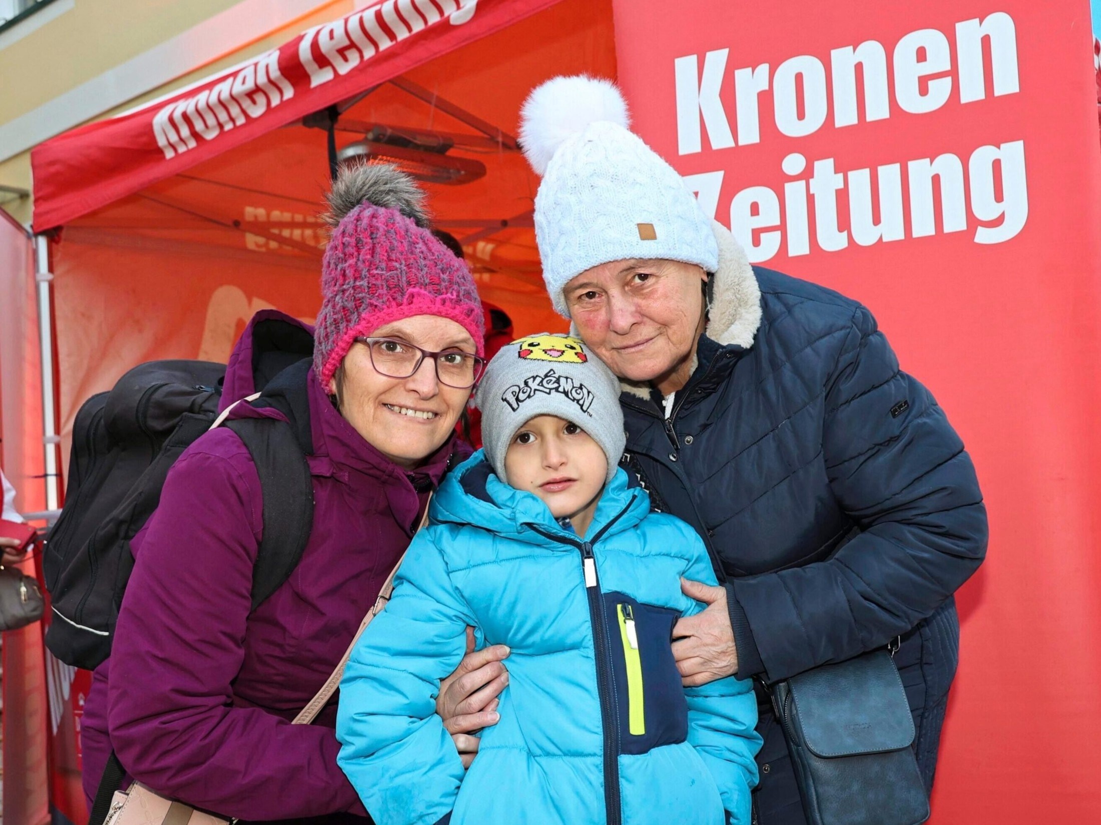 Familie Weber aus Knittelfeld war begeistert (Bild: Jauschowetz Christian) Familie Weber aus Knittelfeld war begeistert (Bild: Jauschowetz Christian)