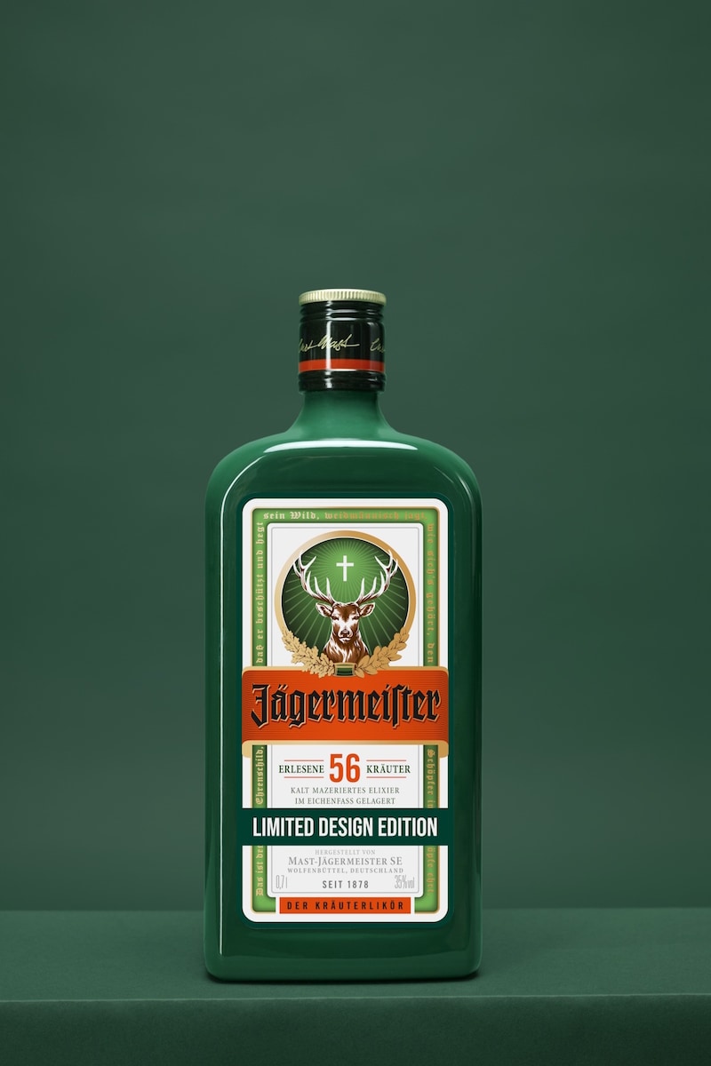 Limitierte Sonderedition in Herbal Green (Bild: Mast Jaegermeister)