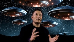 Sorgt für immer mehr UFO-Sichtungen: Tech-Unternehmer Elon Musk, der reichste Mann der Welt. (Bild: Krone KREATIV/AFP/Eric Piermont, stock.adobe.com)