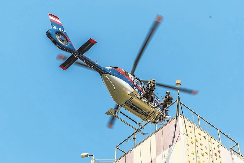 Die Flugpolizei ist eines der jüngsten Mitglieder der Direktion Spezialeinheiten. (Bild: BMI Bundesministerium f. Inneres/BMI/Gerd Pachauer)