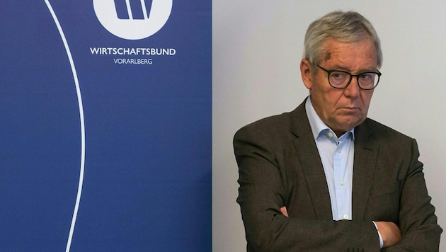 Die WKStA erhebt Anklage gegen den ehemaligen Vorarlberger Landesstatthalter und Ex-Wirtschaftslandesrat Karlheinz Rüdisser (Bild). (Bild: APA/Dietmar Stiplovsek)